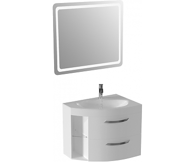 Мебель для ванной De Aqua Трио Люкс New 80 R