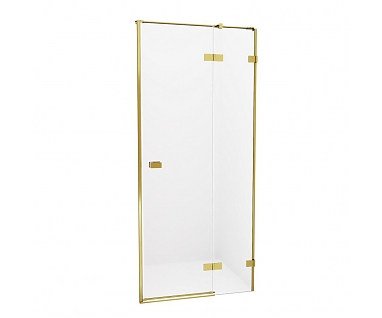 Душевая дверь New Trendy AVEXA GOLD BRUSHED EXK-1719 100x200 брашированное золото