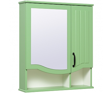 Зеркало-шкаф Runo Марсель 65 зеленый