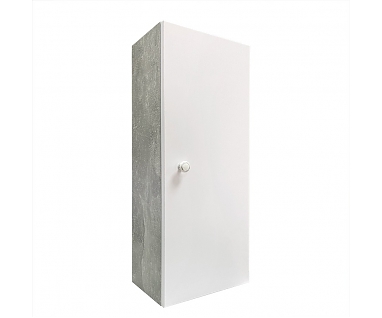 Шкаф Runo Кредо 30 серый бетон