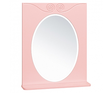 Зеркало Runo Винтаж 60 розовое