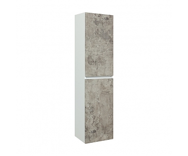 Шкаф-пенал Runo Манхэттен 35 универсальный серый бетон