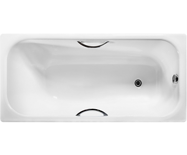 Чугунная ванна Wotte Start 160x75 с отверстиями для ручек