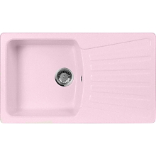 Мойка кухонная AquaGranitEx M-12 светло-розовая
