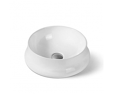 Раковина керамическая Vincea VBS-109, 400*400*140, накладная, цвет белый