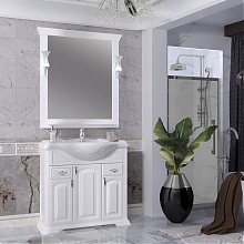 Мебель для ванной Opadiris Риспекто 85 белая матовая