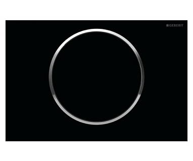 Кнопка смыва Geberit Sigma 10 115.758.KM.5 черный / хром глянец