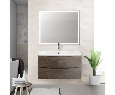 Мебель для ванной BelBagno Acqua 90 подвесная, robere nature grigio