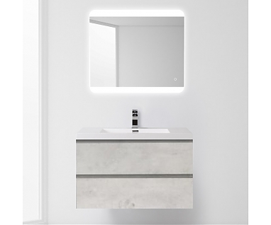 Мебель для ванной BelBagno Luce 100 stucco cemento leggero