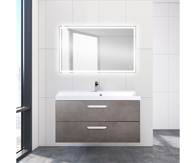 Мебель для ванной BelBagno Aurora 100 pietra grigio