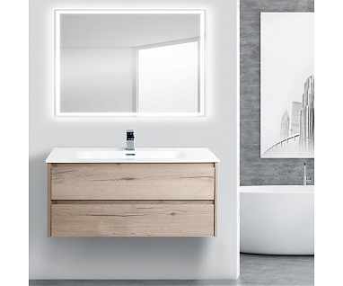 Мебель для ванной BelBagno Kraft 100 rovere galifax bianco