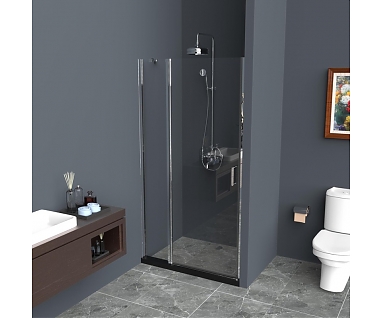 Душевая дверь BelBagno UNO-B-11-50+70-C-Cr