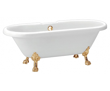 Акриловая ванна BelBagno BB21-ORO ножки золото