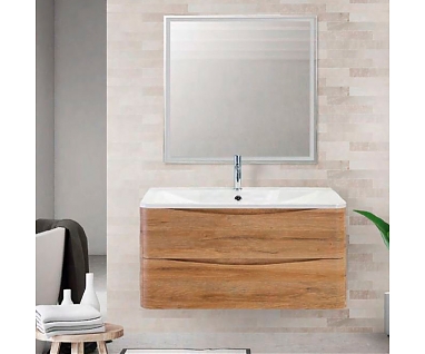 Мебель для ванной BelBagno Acqua 100 подвесная, rovere rustico