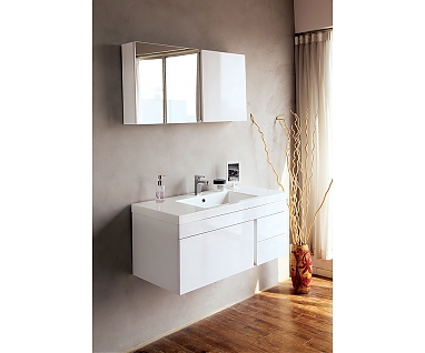 Мебель для ванной BelBagno Luce 100 bianco lucido