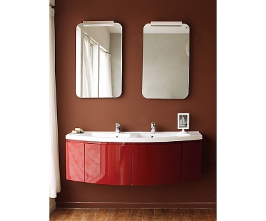 Мебель для ванной BelBagno Prospero 140 rosso lucido