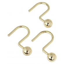 Крючок для шторы Carnation Home Fashions Ball Type Hook Brass