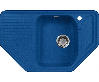Мойка кухонная AquaGranitEx M-10 синяя