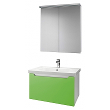Мебель для ванной Dreja Color 75 зеленый глянец