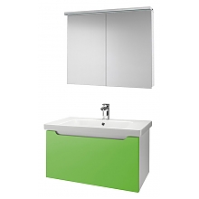 Мебель для ванной Dreja Color 90 зеленый глянец