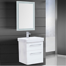 Мебель для ванной Dreja Q max 55 белый глянец
