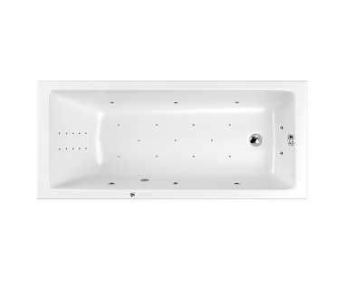 Акриловая ванна WHITECROSS Wave ULTRA NANO 170x70 хром