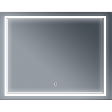 Зеркало Бриклаер Эстель-2 100 с подсветкой, сенсор на зеркале