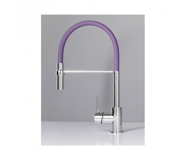 Смеситель для кухни Aquanet FF6215 фиолетовый