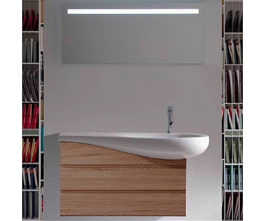 Мебель для ванной Laufen Alessi one 4.2445.0.097.630.1 раковина справа, дуб, 90 см