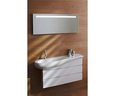Мебель для ванной Laufen Alessi one 4.2447.0.097.631.1 левая, белая, 90 см