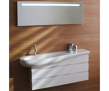 Мебель для ванной Laufen Alessi one 4.2452.0.097.631.1 левая, белая, 120 см