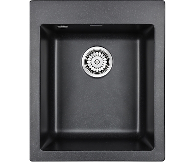 Мойка кухонная Paulmark Leer PM104249-BL черный