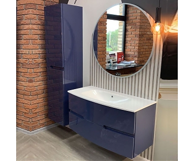 Мебель для ванной Jacob Delafon Nona 100 глянцевый темно-синий