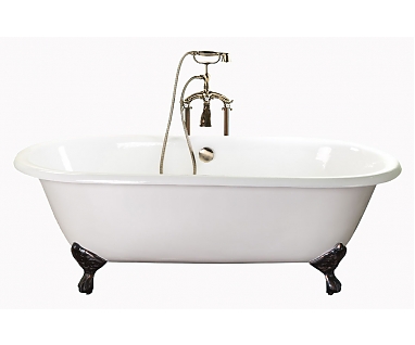Чугунная ванна Elegansa Gretta бронзовые ножки