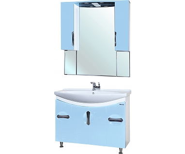 Мебель для ванной Bellezza Лагуна 105 голубая