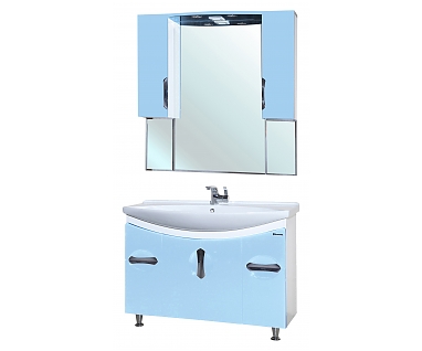 Мебель для ванной Bellezza Лагуна 120 голубая