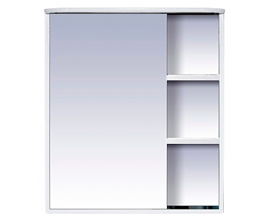 Зеркало-шкаф Misty Венера 70 белый L