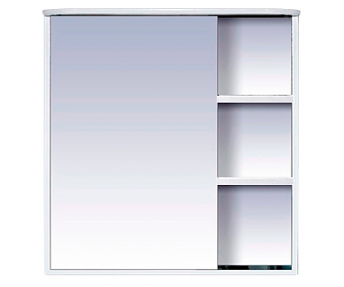 Зеркало-шкаф Misty Венера 80 белый L