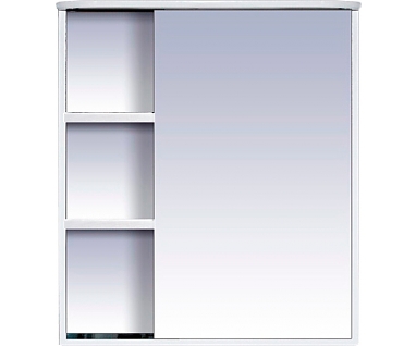 Зеркало-шкаф Misty Венера 70 белый R