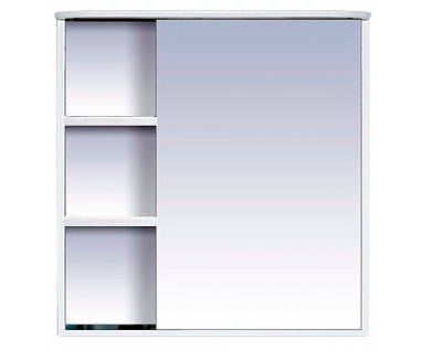 Зеркало-шкаф Misty Венера 80 белый R
