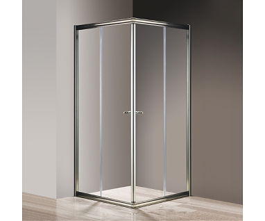 Душевой уголок Cezares Giubileo-A-2-100 прозрачное стекло, бронза