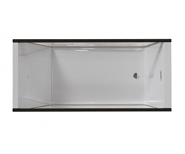 Акриловая ванна AIMA DESIGN NEO 170x75 матовое серое стекло