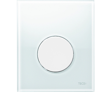 Кнопка смыва Tece Loop Urinal 9242650 белое стекло
