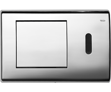 Кнопка смыва Tece Planus 220/12 V с инфракрасным датчиком 9240353 хром глянцевый с блоком питания