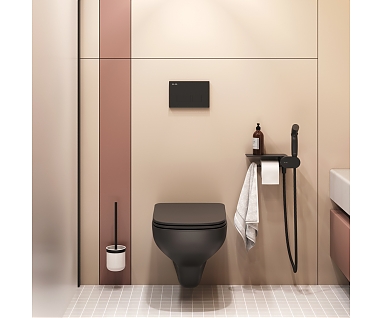 Комплект для туалетной комнаты Am.Pm X-Joy S CK85H0803B, черный