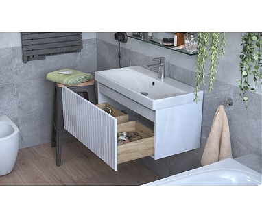 Мебель для ванной Velvex Compo 80.1Y, белый
