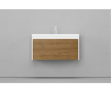 Мебель для ванной Velvex Klaufs 90.1Y.NEW подвесная, белая, шатанэ