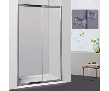 Душевая дверь в нишу RGW Classic CL-12 (1010-1060)x1850, профиль хром, стекло прозрачное