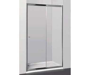 Душевая дверь в нишу RGW Classic CL-12 (1110-1160)x1850, профиль хром, стекло прозрачное