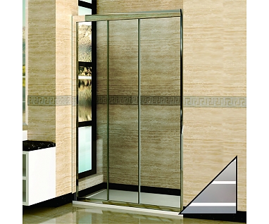 Душевая дверь в нишу RGW Classic CL-11 (950-1000)х1850, профиль хром, стекло прозрачное